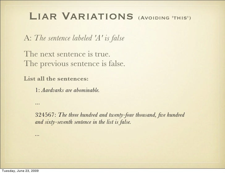 How Quaint the Ways of Paradox