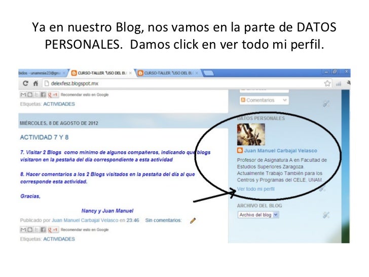 Resultado de imagen para EDITAR TU PERFIL Y ADMINISTRAR OPINIONES Y DISEÑOS DE TU BLOG