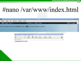#nano /var/www/index.html
