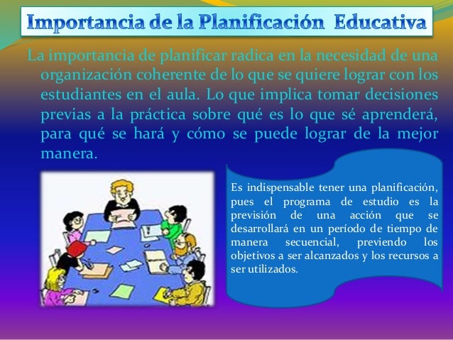Planificación educativa