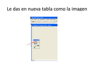 Le das en nueva tabla como la imagen