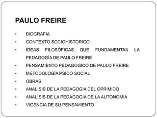 PAULO FREIREBIOGRAFIA