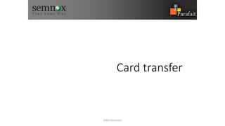 Card transfer
AIMS Education
 