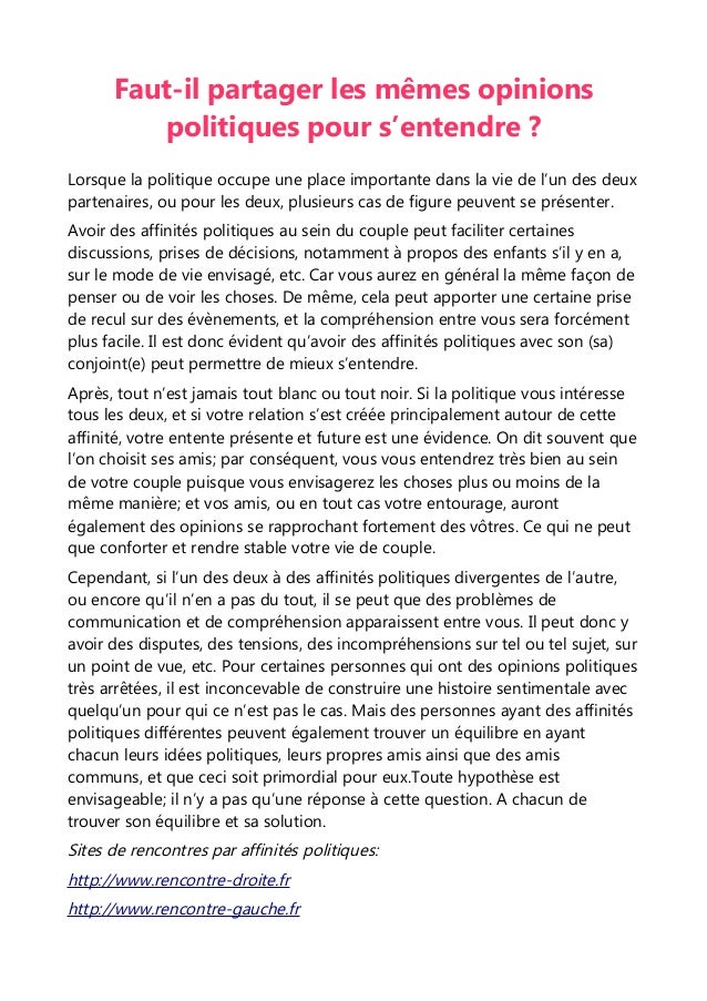Les sites de rencontres par affinités