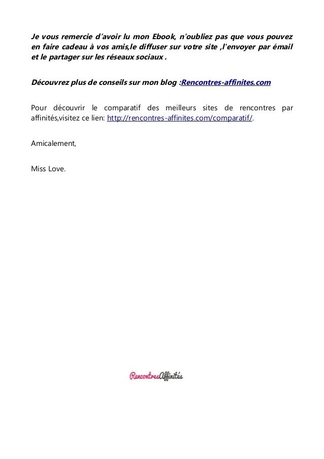 Les sites de rencontres par affinités