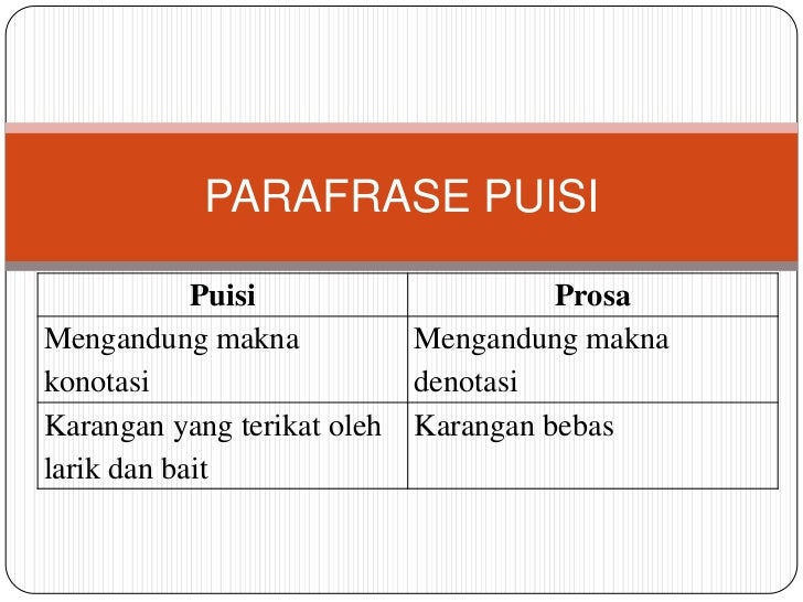 Parafrase vi