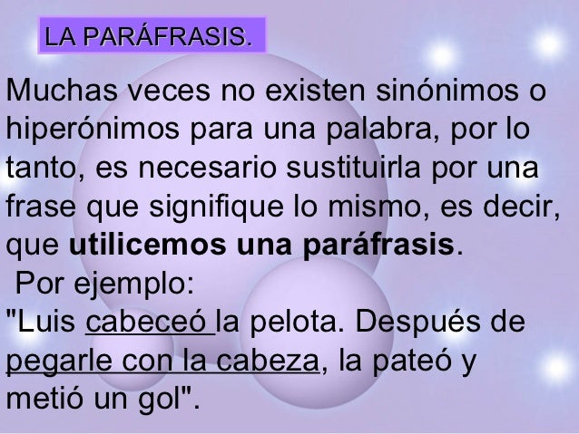Parafrasis