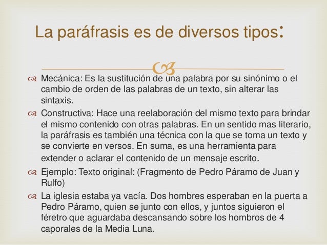 Parafrasis