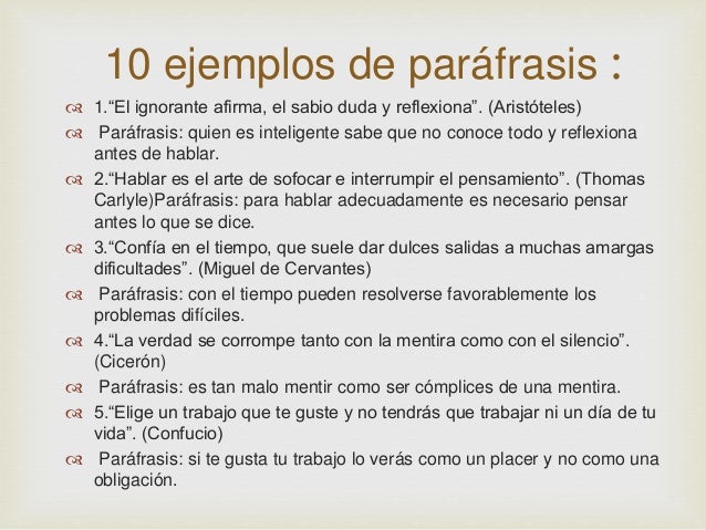 Parafrasis