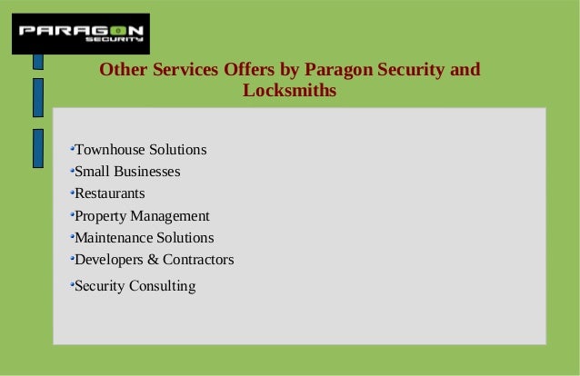 Paragon security