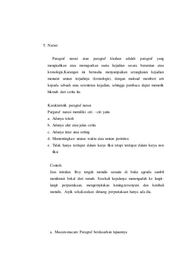Paragraf bahasa indonesia