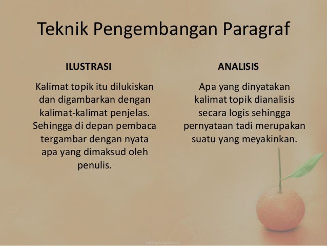 Pengembangan Paragraf