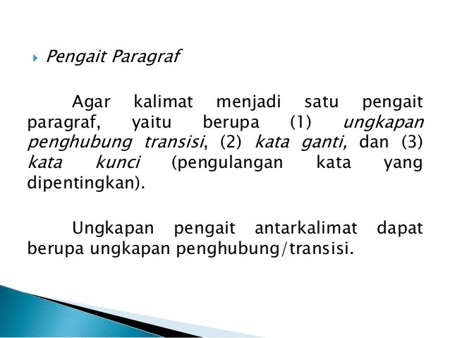 Bahasa Indonesia Paragraf Atau Alinea