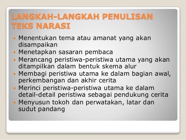 Bahasa Indonesia Paragraf Narasi