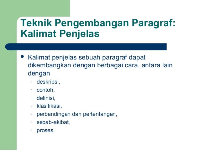 Contoh Paragraf Deskripsi Singkat Dalam Bahasa Indonesia 