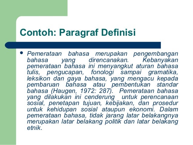 Paragraf Bahasa Indonesia