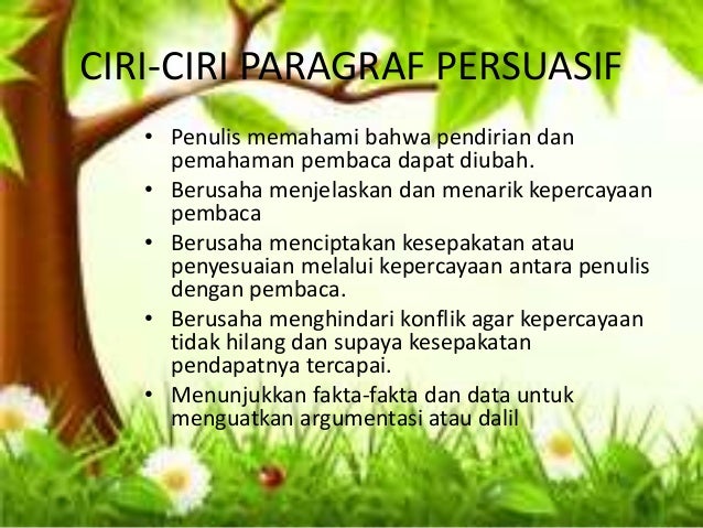 Paragraf persuasif atau persuasi