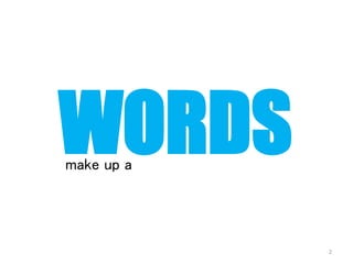 WORDSmake up a
2
 