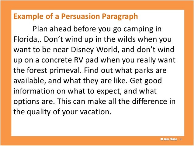 Persuasive Paragraphs - Learn American English Online persuasive paragraph meaning