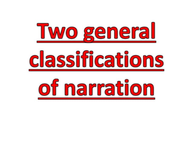 Paragraph development -Narration | PPTX