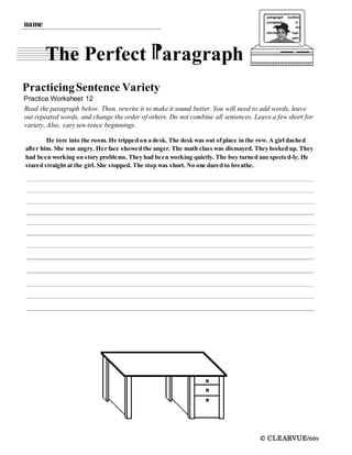 Paragraph exercises | DOC