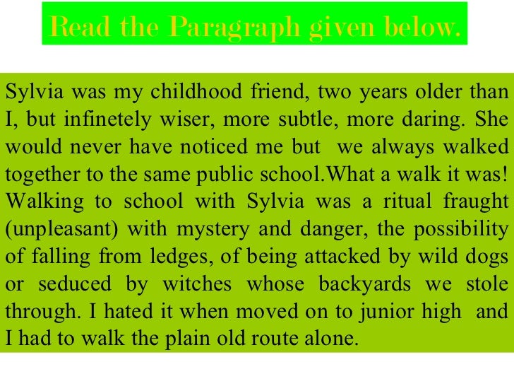 essay about my childhood