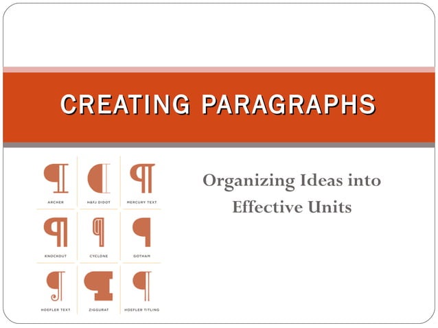 Paragraphs+power+point+1101 | PPT