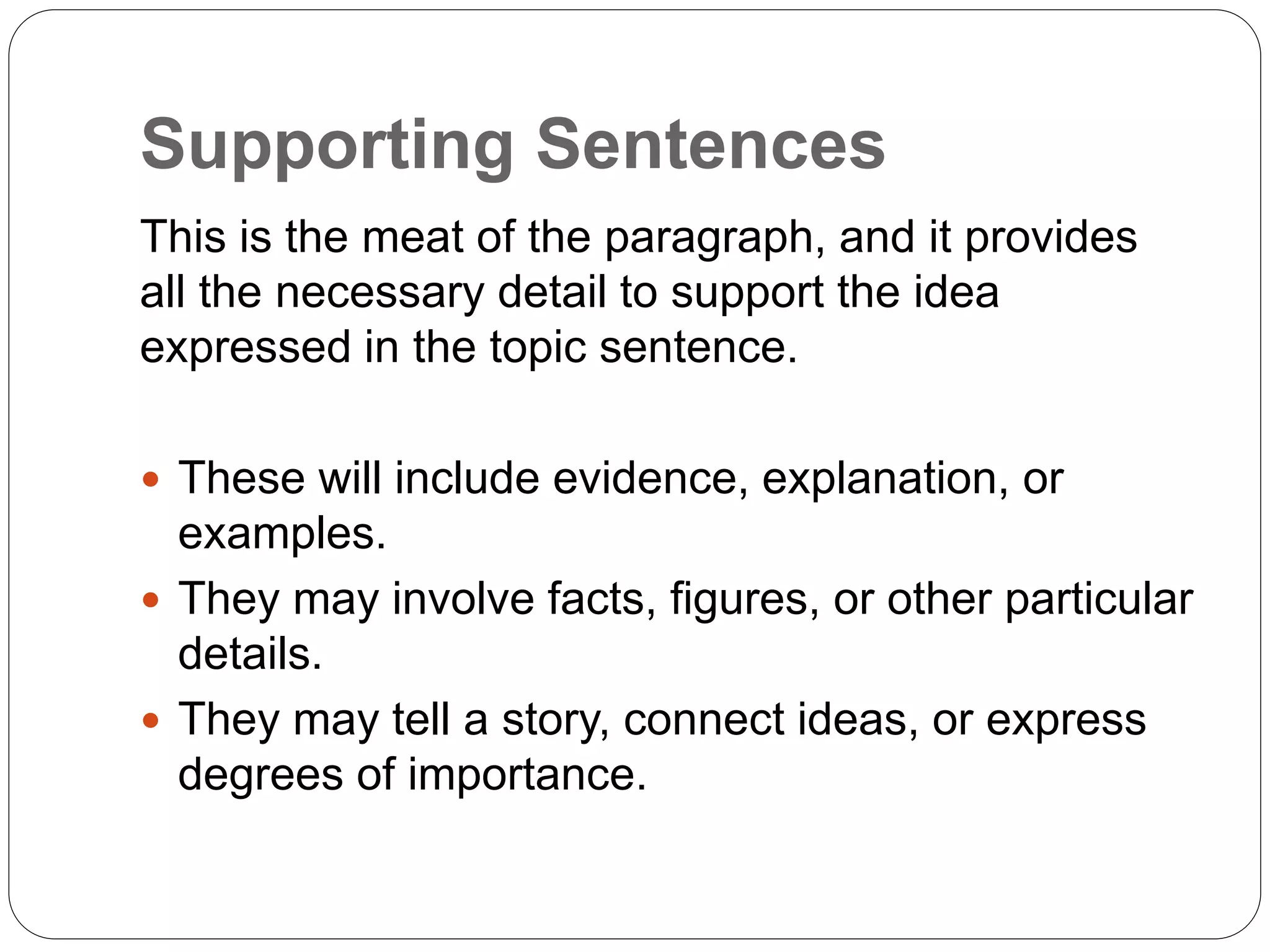 Paragraph Structure for IELTS | PPT