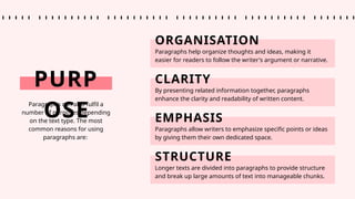 Paragraph Styles and Structures English Presentation in Simple ...