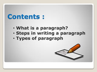 What is a Paragraph?
 