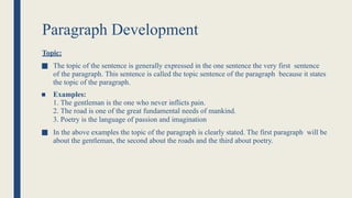 Develop Paragraph Paragraph Writing.pptx functional english | PPTX