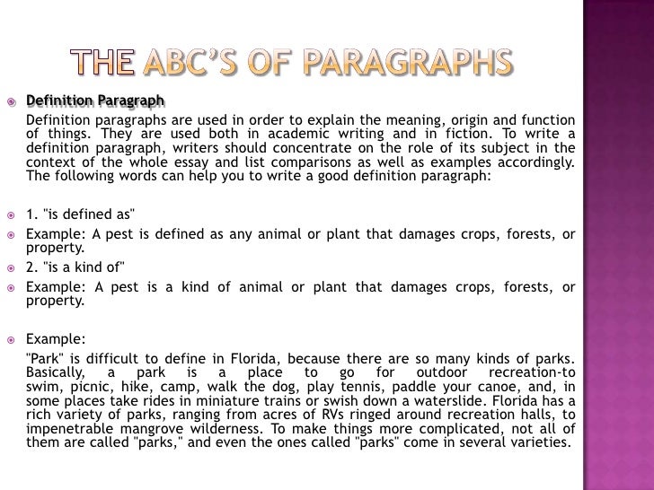 What is abc format in technical writing image