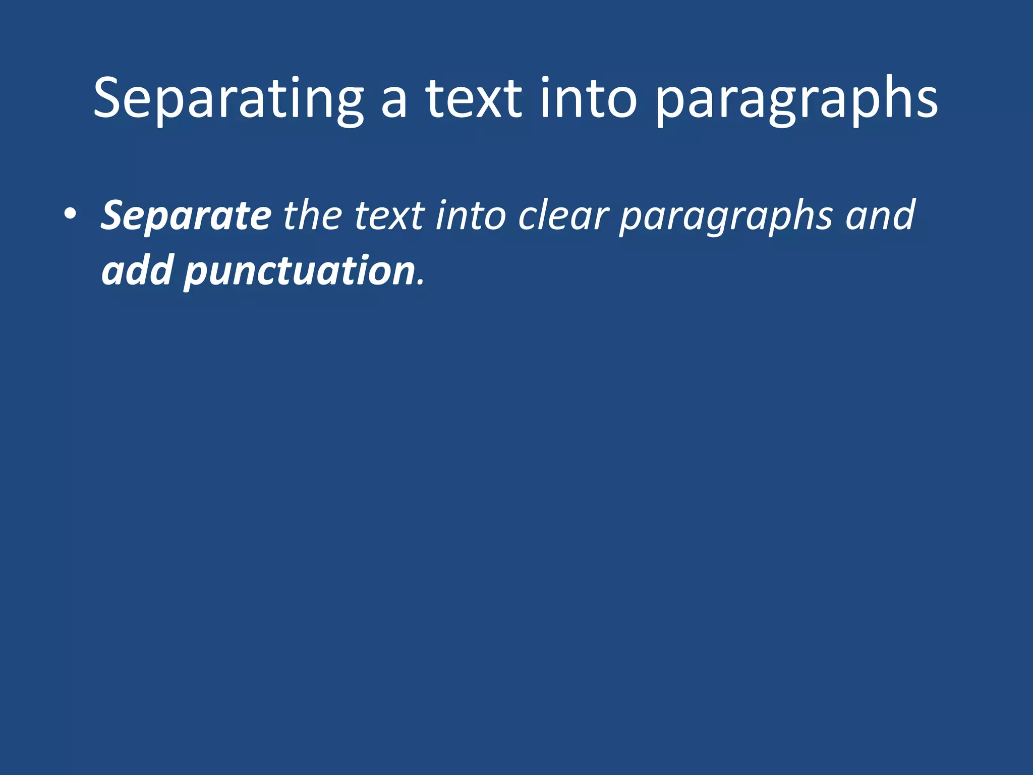 Paragraph writing 1 PPT
