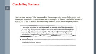 Concluding Sentence:
 