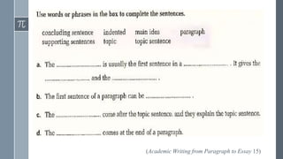 (Academic Writing from Paragraph to Essay 15)
 