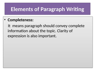 Paragraph writing dpt.pptxxxxxcccccccccccc | PPTX