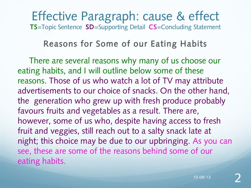 difference of cause and effect and problem solution