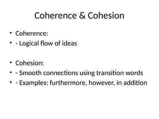 Mastering University-Level Paragraph Writing: Structure, Coherence, and ...