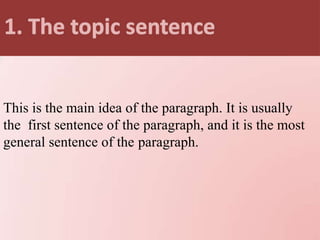 Generic Paragraph Comprehensive Guide to Paragraph Writing: Structure and Stages ...