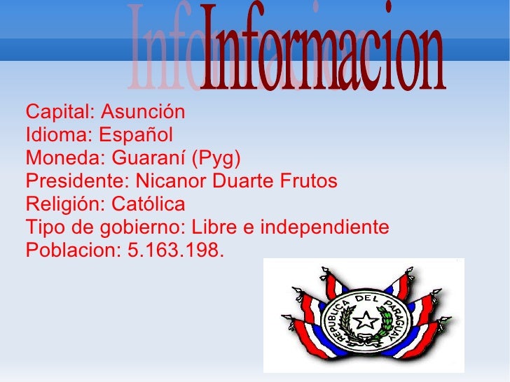 Cuál Es El Idioma Oficial De Paraguay