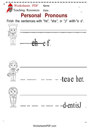 para imprimir pronombres11
