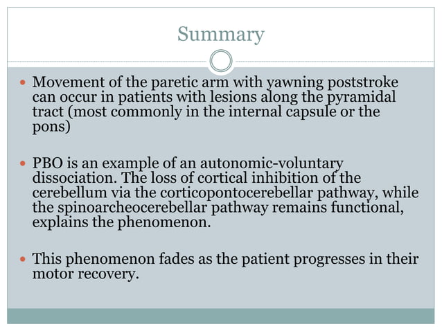 Parakinesia Brachialis Oscitans.pptx | Brain and Nervous System ...