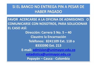 INSCRIPCIÓN EN LÍNEA
PASO
3
 