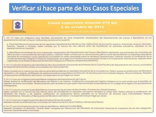 PASO
5
VERIFICAR LA LISTA DE
ADMITIDOS
LISTA DE ADMITIDOS
Todos los programas tiene proceso de
Admisión, el resultado depende del puntaje
ponderado de las pruebas SABER 11 o ICFES
que calcula el sistema.
Publicación:
Página
Web
Cartelera
Institucional
http://www.colmayorcauca.edu.co/web/es/admisiones/servicios-admisiones/listas-de-admitidos
OFICINA DE
ADMISIONES
Carrera 5 No. 5 – 40
Claustro la Encarnación
8 24 11 09 Ext. 118
8 33 33 90 Ext. 213
admision@unimayor.edu.co
 