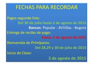 PROGRAMAS
PROFESIONALES Y TECNOLÓGICOS
Costo
Financiera
Matricula
 