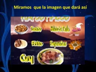 Miramos que la imagen que dará así
 