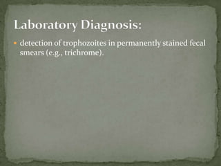 combination of two antibiotics, trimethoprim-sulfamethoxazole*, also known as Bactrim, Septra, or Cotrim.  Supportive measures include management of fluid and electrolyte balance, and rest.   Treatment: