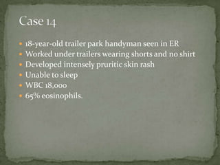 Lab Dx: eggs in stoolFertilized Ascaris egg (A) still at the unicellular stage. Unfertilized and fertilized eggs, (B and C, respectively).
