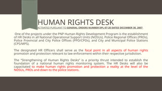 Paralegal course human rights for investigators | PPTX
