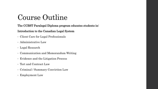 Paralegal diploma programs | PPT